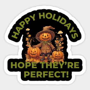 Happy Thanksgiving, Lean Six Sigma Happy Holidays Sticker